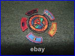 Circa 1950 PHILMONT SCOUT RANCH Boy Scouts DOLLAR PATCH & 5 Segments Camp BSA