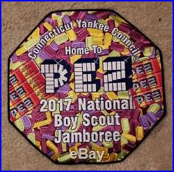 Connecticut Yankee Council 2017 Jamboree Pez Set & Santa Patch & OA Set