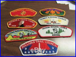 Council Shoulder Patch Collection, 310 plus CSPs, older twills solids, merged