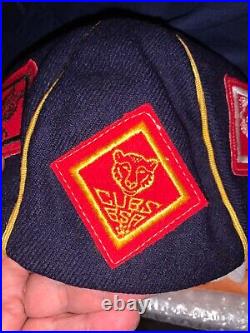 Cub Scout Cubs Bsa Wwii Or Before Mint Hat With Patches Patch Museum Item USA Us Cub Scout Cubs Bsa Wwii Or Before Mint Hat With Patches Patch Museum Item USA Us