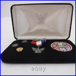 Current Bsa Boy Scout Eagle Rank Award Medal/patch/pins Kit