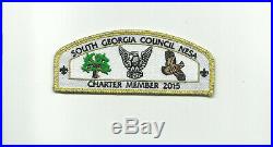 D Scout Bsa 2015 South Georgia Council Nesa Charter Member Csp Patch Eagle Badge