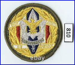 DEALER DAVE Boy Scout NATIONAL SCOUT EXECUTIVE PATCH, 1967-69, ROLLED, MINT(810)