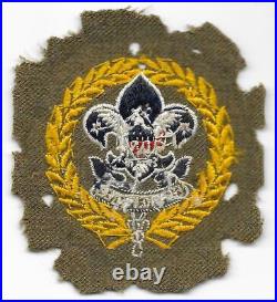 Deputy Commissioner 1920-1938 Position Patch on Serge / Wool Boy Scouts BSA
