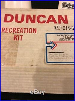 Duncan Yo Yo Boy Scout Vintage Box Of Goodies Iron Ons Patches VCR Tape 1988