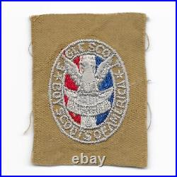 Eagle Rank Patch 1943-1946 Type 3 3-TAN2 (Grove) Boy Scout of America BSA