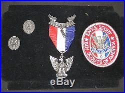 Eagle Scout Award Kit with patch & 2 Dad Pins CFJ3 eb07
