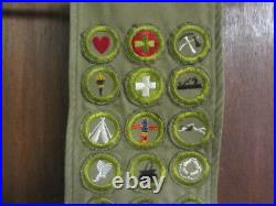Eagle Scout Medal, Merit Badge Sash, Camp Watchung Letters Patch, Cards, 1940's