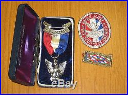 Eagle Scout Medal, Patches, & Other Items, 1957, Rob 4, Ocean County Council c34