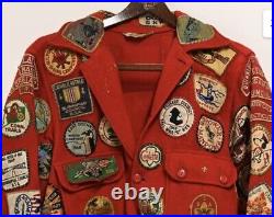 Early 1960's Boy Scout patched Boy Scout Jacket With OA Sash