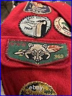 Early 1960's Boy Scout patched Boy Scout Jacket With OA Sash