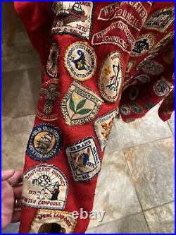 Early 1960's Boy Scout patched Boy Scout Jacket With OA Sash