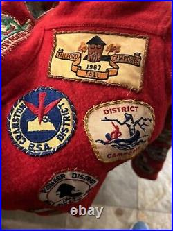 Early 1960's Boy Scout patched Boy Scout Jacket With OA Sash