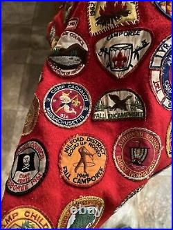 Early 1960's Boy Scout patched Boy Scout Jacket With OA Sash