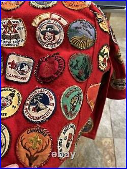 Early 1960's Boy Scout patched Boy Scout Jacket With OA Sash