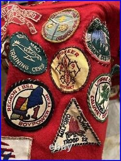 Early 1960's Boy Scout patched Boy Scout Jacket With OA Sash