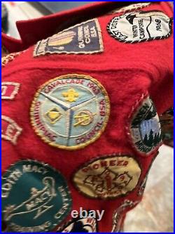 Early 1960's Boy Scout patched Boy Scout Jacket With OA Sash