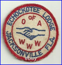 Echockotee Lodge 200 R-1 issue North Florida Council OA BSA Patch