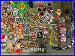 Entire Boy Scout Collection! 489 Patches 2 Sashes 4 Neckerchiefs Mug Keychain