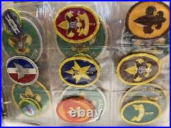 Extensive Vtg Boy Scouts Patch Lot Merit/Religious/Jamboree/Council 300+