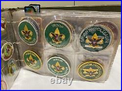 Extensive Vtg Boy Scouts Patch Lot Merit/Religious/Jamboree/Council 300+
