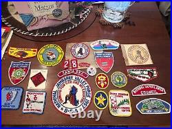FANTASTIC 1950s-1970s BSA COLLECTION, PATCHES, BADGES, BOOKS AND SO MUCH MORE