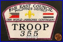 Far East Council Achpateuny Oa 498 1995 Jamboree Contingent Troop 355 Patch Csp