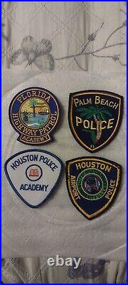 Florida Texas Police Patches 1990s 48 Ct. Lot Vintage