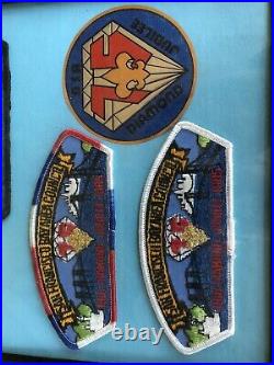 Framed Boy Scout Vintage Memorabilia Patches SFBAC 1985 Limited Quantity 200