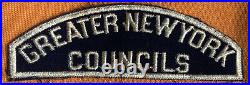 GREATER NEW YORK COUNCILS BWS BWF White/Blue Sea Scout Patch NY Boy Scouts