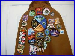 Gloverall Boy Scouts Camp Fire Coat Cape Jamboree Patches S Med Vintage Uniform