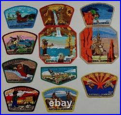 Grand Canyon Council 2017 National Jamboree 11 Patch Set Mint Cond FREE SHIPPING