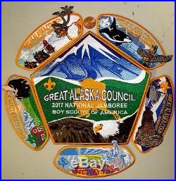 Great Alaska Oa 355 549 2017 Jamboree Flap Polar Bear 6-patch Jsp Set Delegate