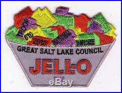 Great Salt Lake 2010 Centennial National Jamboree Jello Patrol Patch Set Mint