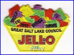Great Salt Lake 2010 Centennial National Jamboree Jello Patrol Patch Set Mint