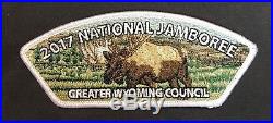 Greater Wyoming Council Oa Lodge Tatokainyanka 356 2017 Jamboree 6-patch Jsp Set