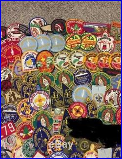 HUGE 1950s 60s 390pc. BOY SCOUT OF AMERICA PATCHES / MERIT BADGES Lot Indiana