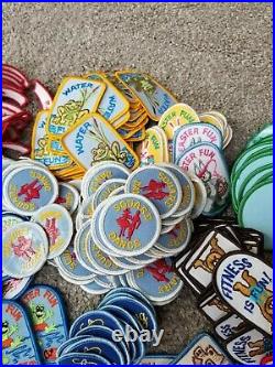 HUGE LOT of 500+ Boy Scout + Girl Cub Scout PATCHES BRAND NEW Mixed Assorted
