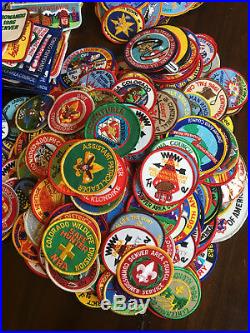 Huge Big Large Lot of 700 Boy Scouts of America Patches Pins Badges BSA READ
