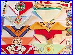Huge Collection! Vintage Boy Scout, Cub, Eagle, Badges, Patches, Scarves, Knives
