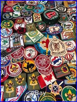 Huge Lot Of Boy Scout Patches, BSA, 540+ Patches! Vintage Boy Scout