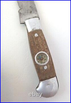 Huge Lot VTG Boy Scout Merit Badges Patches Illinois Mug Knife Cutlery & More