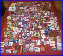 Huge Lot Vintage BSA Boy Scout Camp Council Camporee Patches & More