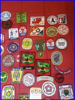 Huge Lot Vintage BSA Boy Scout Camp Council Camporee Patches & More