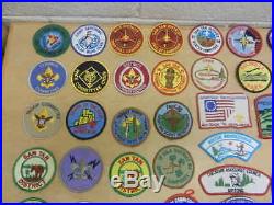 Huge Lot of 103 Vintage Boy Scouts Patches BSA Scout Council Jamboree Etc