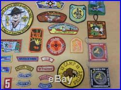 Huge Lot of 103 Vintage Boy Scouts Patches BSA Scout Council Jamboree Etc