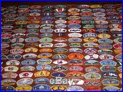 Huge Lot of 262 Boy Scout Patches Vintage