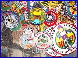 Huge Lot of 350 Boy Scouts Patches Camps, Nassau County, Suffolk County NY