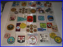 Huge Lot of Vintage Boy Scout Patches Nice Lot 1