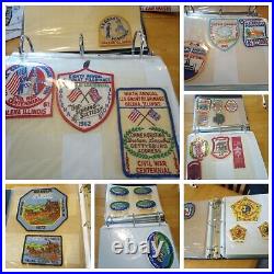 Huge U. S. Grant Pilgrimage Patch Collection 1960-2015 Backpatches, Participant